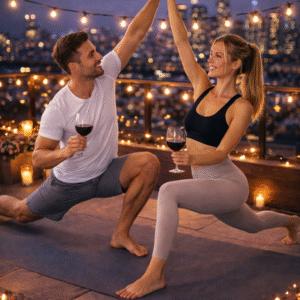 14th Feb- Valentine's Partner Yoga & Wine ( Price for two)